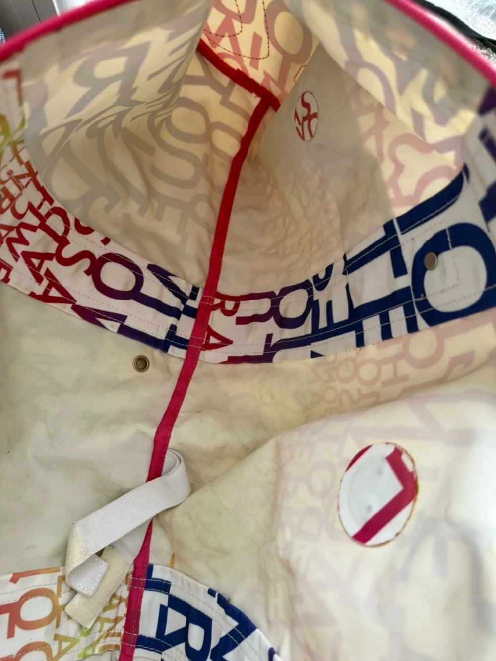 lululemon athletica Pink Multi Letter-Print Travel Duffel Bag - Picture 11 of 13